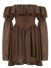 Brown Y2K Dress