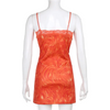 Orange Y2K Dress