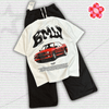 Car Print Y2K Shirt