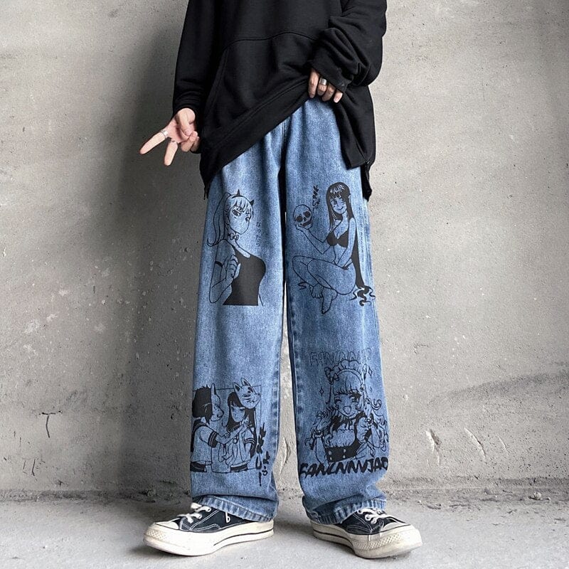 Custom Anime Jeans