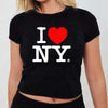 I Love New York Y2K Crop Top