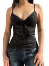 Lace Tank Tops Y2k