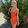 Orange Y2K Dress