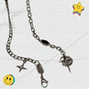 Star Moon Necklace Y2k