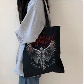 Y2K Angel Canvas Bag