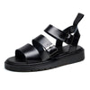 Y2K Asphalt Flat Sandals