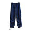 Y2K Blue Parachute Pants
