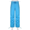 Y2K Blue Track Pants