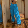 Y2K Blue Track Pants