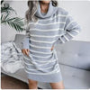 Y2K Cyber Dresses Grey / S Y2K Bodycon Sweater Dress