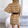 Y2K Bodycon Sweater Dress