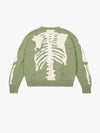 Y2K Bone Print Sweater