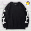 Y2K Bone Print Sweater