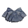 Y2K Bow Denim Skirt