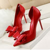 Y2K Cyber Heels Red / 35 Y2K Bow Knot High Heels