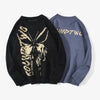 Y2K Cyber Shirts & Tops Y2K Butterfly Jacquard Sweater