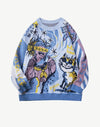 Y2K Cartoon Graphic Sweater