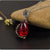 Y2K Cyber Necklaces Red Y2K Chalcedony Necklace