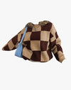 Y2K Checkerboard Sweater