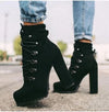 Y2K Chunky High Heels Boots