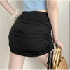 Y2K Elastic Mini Skirt