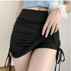 Y2K Elastic Mini Skirt