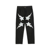 Y2K Cyber Pants 2 / S Y2K Embroidered Jeans