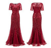 Y2K Cyber Dresses Red / S Y2K Embroidered Prom Dresses