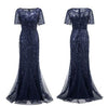 Y2K Cyber Dresses Blue / S Y2K Embroidered Prom Dresses