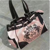 Y2K Cyber Sac A Y2K Embroidered Velvet Handbag