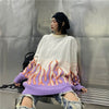 Y2K Flame Knit Sweater