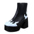 Y2K Flame Platform Boots