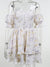 Y2K Floral White Dress