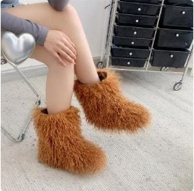 Y2K Fur Boots