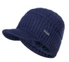 Y2K Cyber Hats Navy Blue Y2K Fur Lined Beanie