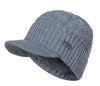 Y2K Cyber Hats Grey Y2K Fur Lined Beanie