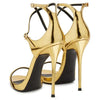 Y2K Gold High Heels