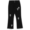 Y2K Gothic Cross Jeans