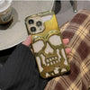 Y2K Cyber Mobile Phone Cases Yellow / iPhone 11 Y2K Gothic Skull iPhone Case