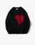 Y2K Heart Knit Sweater