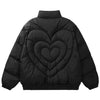 Y2K Heart Puffer Jacket