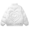 Y2K Heart Puffer Jacket