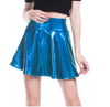 Y2K Cyber Skirt Blue / S Y2K High Waist Leather Skirts
