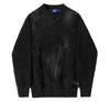 Y2K Cyber sweater M Y2K Hollow Out Knit Sweater