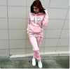 Y2K Cyber Outfit Sets Pink / S Y2K Hoodies Jogging Tracksuit