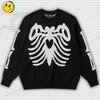 Y2K Knitted Skull Sweater