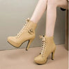 Y2K Lace Up Ankle Boots