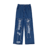 Y2K Lace Up Jeans