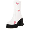 Y2K Love Heart Boots