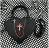 Y2K Cyber Sac Y2K Love Heart Purse Handbag
